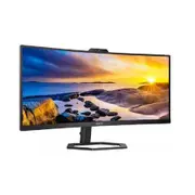 Philips 34E1C5600HE 34" 21:9, Ultrawide QHD 3440x1440 VA Home Curved Monitor, HDMI, DP, 65W USB-C/PD, USB-C Docking, USBHub, SPEAKERS, Webcam, 3YR WTY 34E1C5600HE