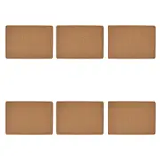 6x Maxwell and Williams Table Accents Textured Placemat 43x30cm - Coffee