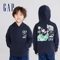 在飛比找momo購物網優惠-【GAP】男童裝 Gap x JEREMY VILLE聯名 