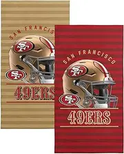 NORTHWEST NFL San Francisco 49ers 2-Pack Beach Towel Set, 30" x 60" Each, Standard, Team Colors