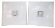 PROSELECT PERFORATED DROP CEILING T-BAR HVAC SUPPLY 6 in 24x24 WHITE (2 PACK)