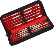Stainless Steel Wax Carvers Set Pottery Polymer Clay Tools Sculpting Kit with Carrying Case Modeling Tools for Beginners