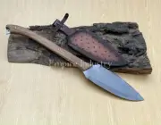 Hand Forged Carbon Steel Full Tang Hunting Spear Battle Ready Functional Spear