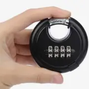 Combination Locks Safety 4 Digit Code Lock For Gate Gym Outdoor Iron Door Fence