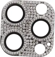Levemolo Lens Film Rhinestone Lens Cover Lens Protection Cover Lens Tempered Glass Cover Phone Lens Covers Camera Glass Protective Cover Lens Rhinestone Protector Phone Accessories