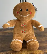 Build A Bear Gingerbread Buddy Plush~15" Tall~Christmas~New With Tags!!!