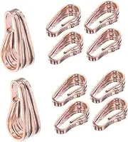 Anneome Easy to Use 10pcs Snap Bail Hook Clasps for Jewelry Pendant Necklace DIY Charms Links