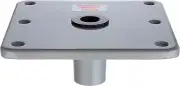 Non-rust Boat Seat Base Pedestal Plate for Seat Post Fits 3/4" Pin Heavy Duty