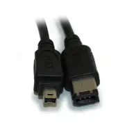 10ft 6 Pin to 4 Pin Firewire 400 / 1394 / iLink Cable