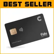 Advanced FIDO2 Security Key for Passwordless Authentication - Black & Compact