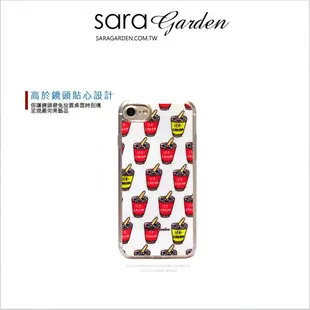 【Sara Garden】客製化 軟殼 蘋果 iPhone7 iphone8 i7 i8 4.7吋 手機殼 保護套 全包邊 掛繩孔 手繪冰淇淋