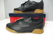 Reebok Workout Plus Black Gum Sneakers Shoes Mens Sz 13