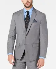 Ralph Lauren mens Classic UltraFlex Mini Houndstooth Suit Jacket - 40R - rt $450