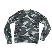 Banana Republic Camo Sweater Womens XS Gray Wool Blend Aire Yarn Knit Pullover