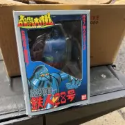 c1990 ROBOT T28 TETSUJIN 28 POPY CHOGOKIN BANDAI figure 8” - GODAIKIN HTF MIB
