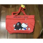 (棒棒糖美妝) HELLO KITTY X OLOGY紅色購物包~全新