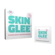 Skin Glee 40 pack Continuous Glucose Monitor Skin Cleansing Patch Remover Wipes