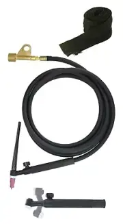WP9FV-25R TIG Welding Torch Compatible with Weldcraft Flex & Valve Head, 25FT