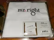 NEW Hortense B. Hewitt Co. Pillowcases Standard Set Bridal Gift Mr. & Mrs. Right