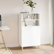 NNEVL Highboard White 60x36x110 cm Engineered Wood
