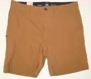 New Mens Prana Shorts 35 x 7 Short NWT Performance Casual Alameda Brown UPF 50