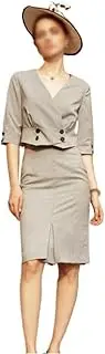 [PLANIFLEX] CSCDD OL Vintage Suit Two Pieces Set Skirt Temperament Suit Suit Skirt Business Dress
