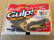 1 Bag Berkley Gulp 3" Leech Black GL3-BL 12ct