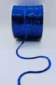 TRIMPLACE ROYAL 1/4 INCH SLUNG SEQUIN 72 Yards