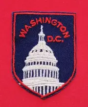 Vintage Capital City WASHINGTON DC Washington Monument Patch