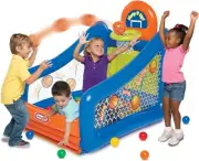 Ball Pit Basketball Hoop for Toddlers Soft Air Filled Balls Childrens Fun Hoops