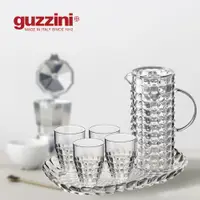 在飛比找PChome24h購物優惠-【Guzzini】Tiffany系列 水晶冷水壺六件組