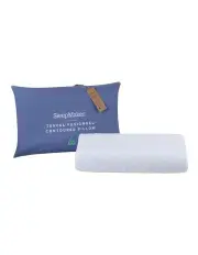 [SleepMaker] Fusion Gel Memory Foam Contour Profile Pillow in White