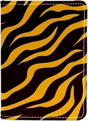[CWAGFEQZ] Passport Holder,Passport Wallet,Passport and Vaccine Card Holder Combo,Animal Tiger Print Pattern