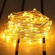 Mi hogar MIHOGAR 66FT 200 LED Fairy String Lights,Firefly Lights USB Powered wit