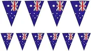 3.6m Australia Day Aussie Pride Bunting Mini Australian Flags Party Banner Hanging Decor Bunting Banner National Country Decoration