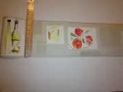 MOZZARELLA CHEESE TOMATO BASIL & OLIVE OIL PREPASTED KITCHEN BORDER KB79735