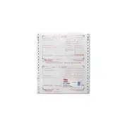 Tops Standard W-2 Tax Form - 6 Part - Carbonless - 8.50" X 5.50" Sheet Size -