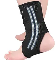 Brace & Elastic Supports | Compression Socks Ankle Wrap With Two-Way Fixed Support | Sports Apparel & Equipment, Basketball Accessories For Basketball, Football, Running, Fitness