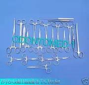 19 Pcs Gold Handle General Canine Spay Pack Surgical Instruments Set Kit Ds-1054