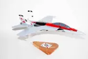 VFA-41 Black Aces (2015) F/A-18F Model, Navy, 1/40th (18") Scale, Mahogany