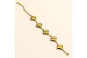 Golden Clover Bracelet
