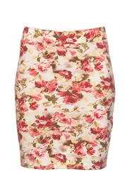 Bed Of Roses Mini Skirt--MIN-MP0632