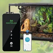 Moistenland WiFi Enabled Reptile Mister for Terrariums, Reptile Misting System for Snake Ball Python Tortoise Lizard Aquarium with 2 Adjustable Misting Nozzles