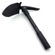 6 in1 Folding Shovel Survival Spade Camping Outdoor Multi Tools Hunting Hiking