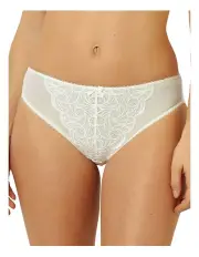 [Sans Complexe] Ariane Classic Lace & Microfiber Brief in Ivory