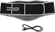 Heated Back Waist Belt Brace, Adjustable Heating Vibration Massaging Back