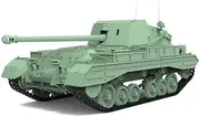 MRY-SFW HO Scale Railway Military Model Kit British 17pdr Self-Propelled Gun Archer