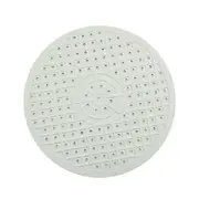 Quick Drain for Non-slip Kitchen Table Soft Rubber Sink Mat Drying Dishes Thermal Insulation Protector white Round