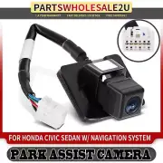 Rear Back Up Park Assist Camera w/ Navigation System for Honda Civic 14-15 Sedan