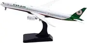 Pre-Built Model Aircraft 17CM 1/400 for EVA Air B787-10 B-17803 Accurate Scale Model Airplane Replica for Aviation Fans Miniature Airplane Model